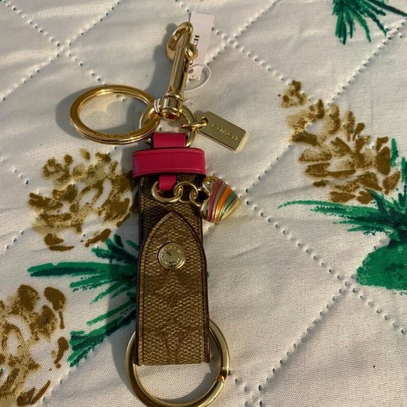 Coach Accessories New Coach Trigger Snap Bag Charm Double End Valet